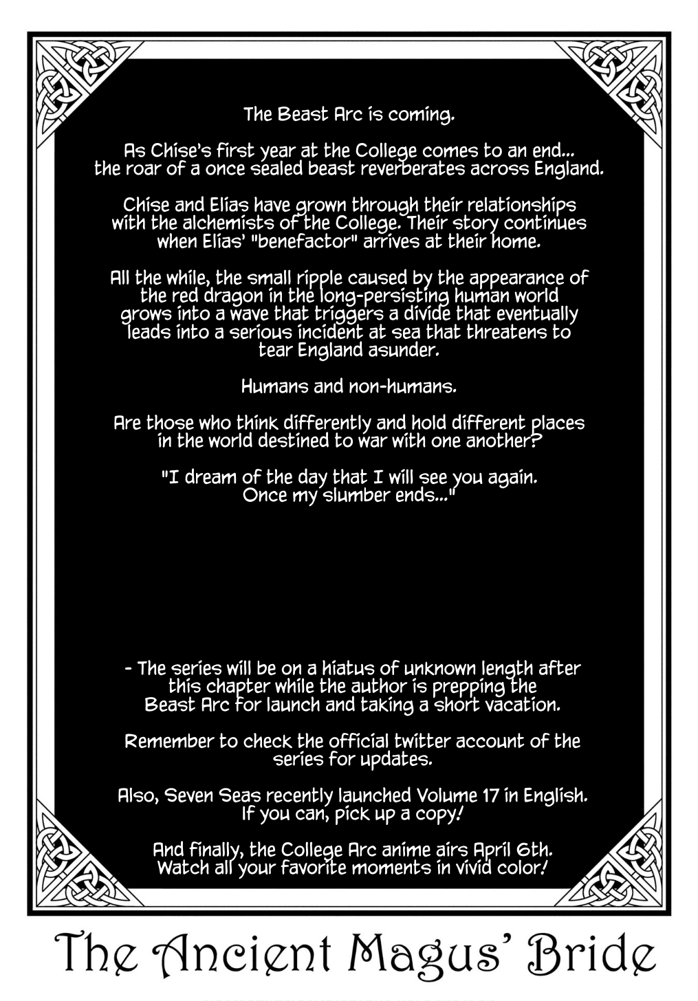 The Ancient Magus Bride, Chapter 95 image 38